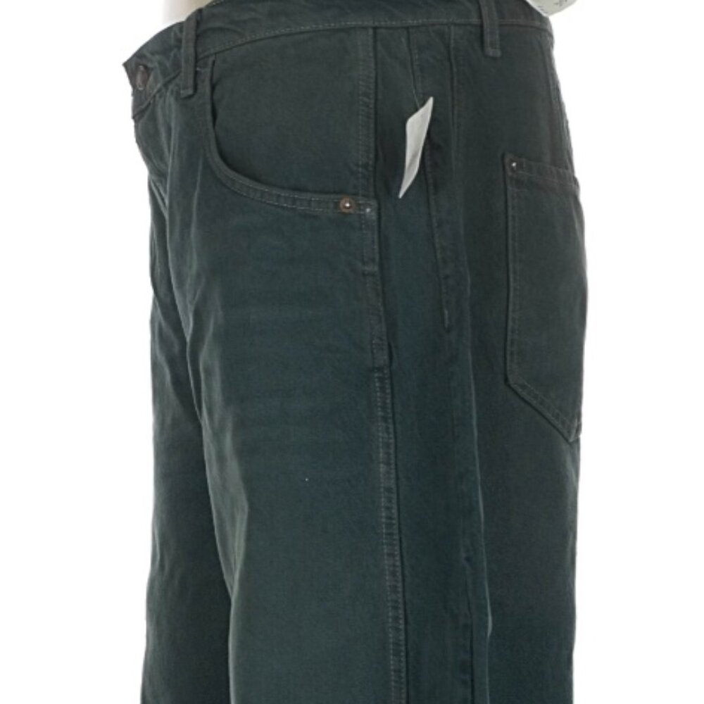 NWT Rare Size Free People We The Free Good Luck Barrel Jeans Luke Green 31S Boho - Picture 7 of 16